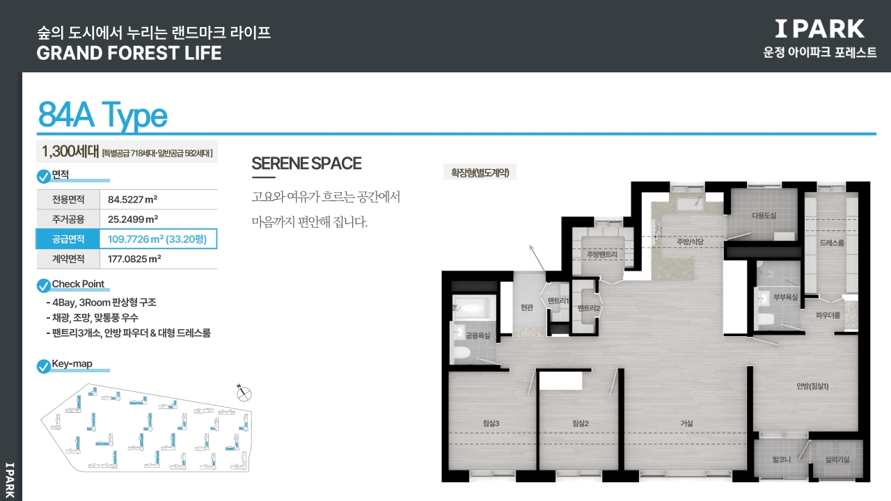 운정 아이파크 포레스트 평형정보